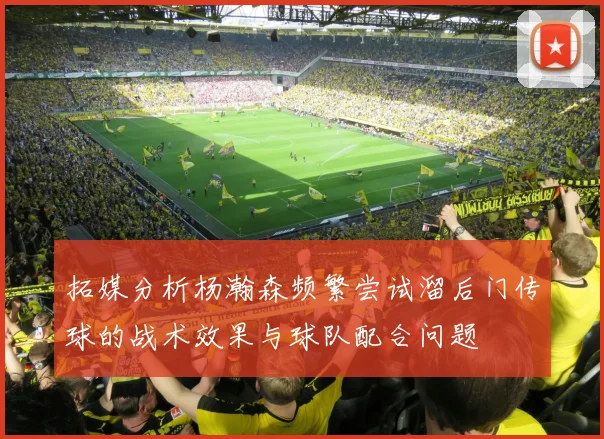 拓媒分析杨瀚森频繁尝试溜后门传球的战术效果与球队配合问题