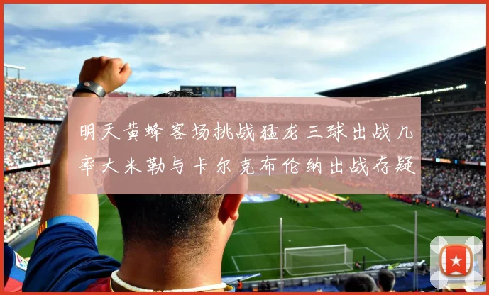 明天黄蜂客场挑战猛龙三球出战几率大米勒与卡尔克布伦纳出战存疑